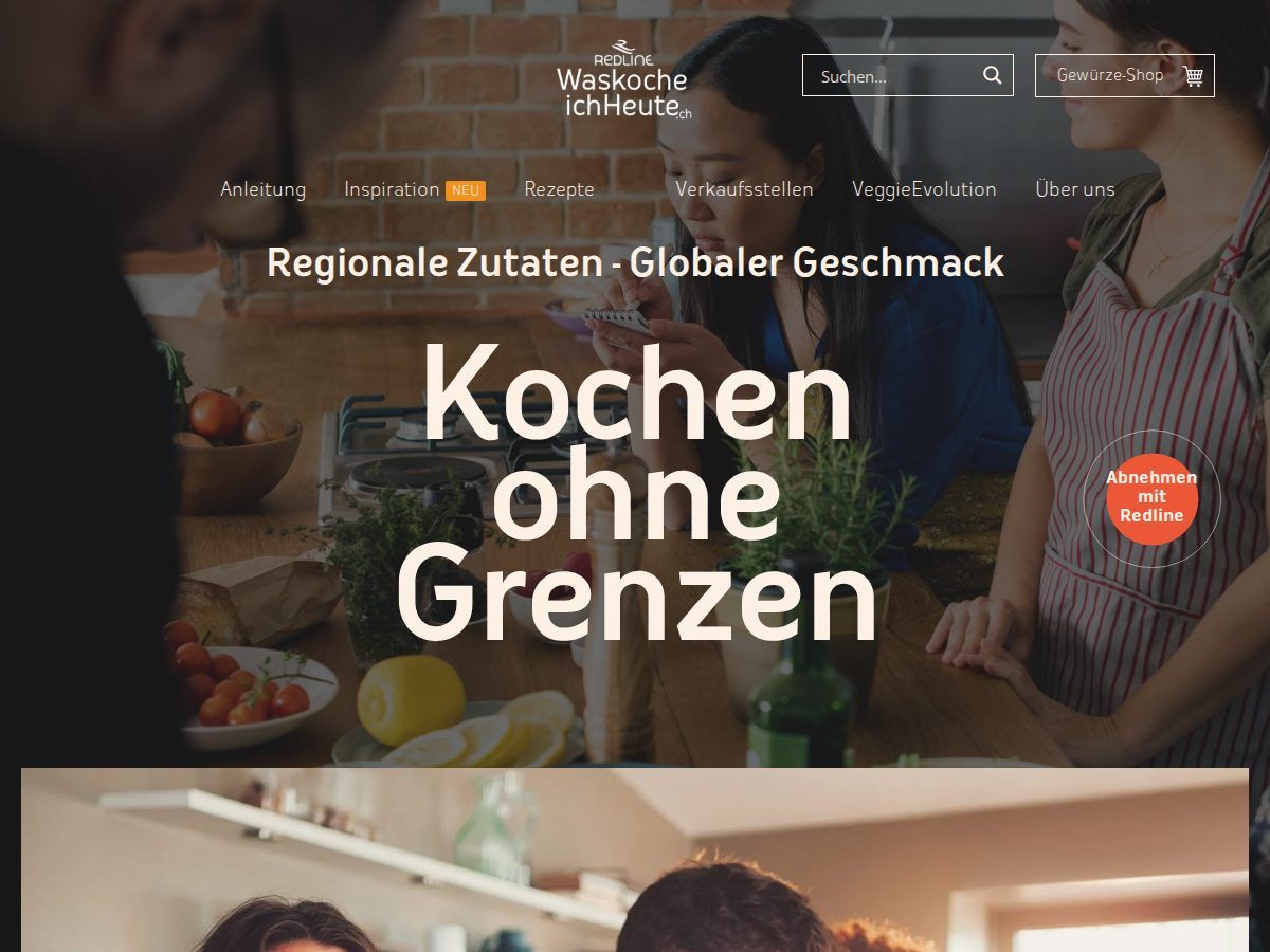 Home page of waskocheichheute.ch