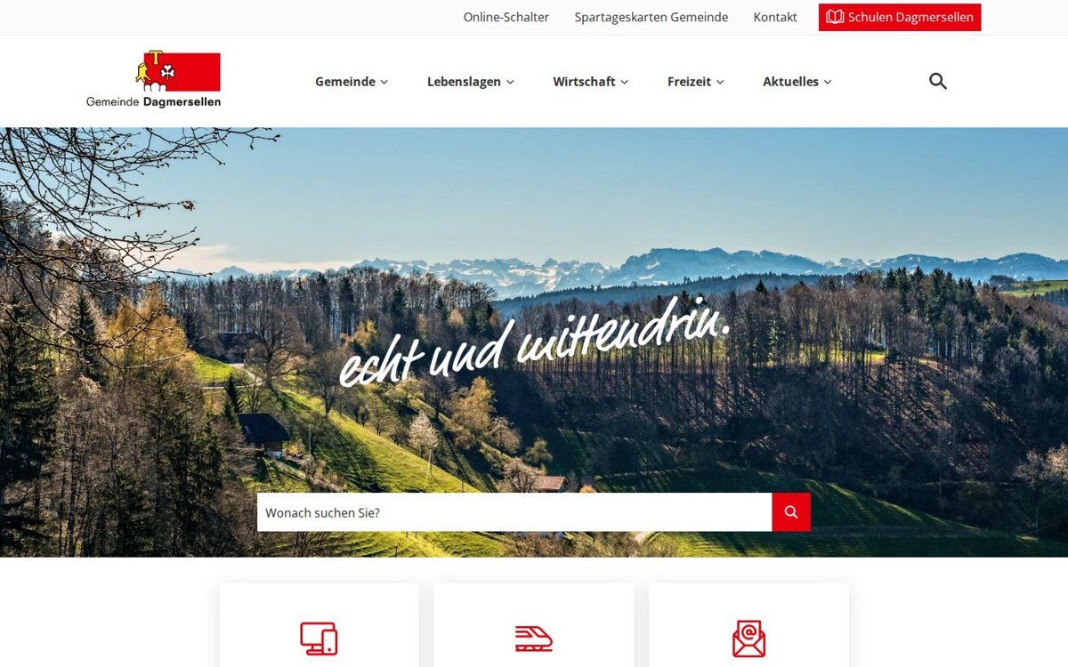 Home page of dagmersellen.ch