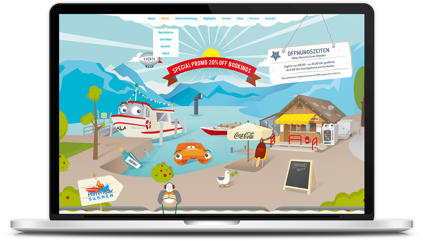 Project image from the work for Hafenbar Sarnen